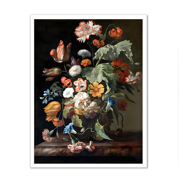 Canvas Wall Art, A Bouquet of Spring Flowers , Wall Poster