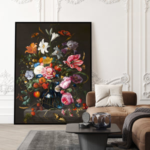 Wall Art - Vase of Colorful Flowers