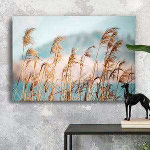 Canvas Wall Poster -  Dry Reed 