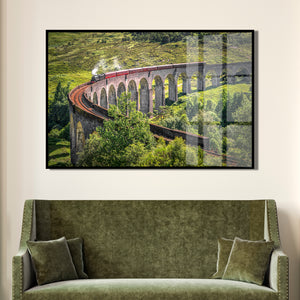 Wall Poster - Glenfinnan Viaduct and Green Forest 