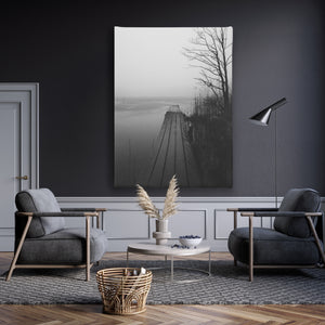 Wall Poster - Greyscale Landscape 