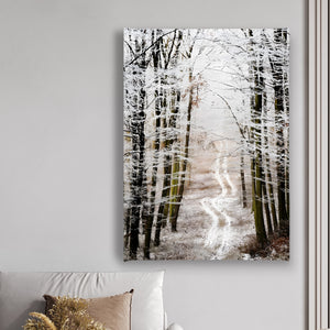 Canvas Wall Poster -  Autumn Forest 