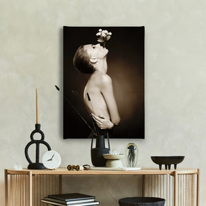 Wall Art -  Woman with Flowers  Poster