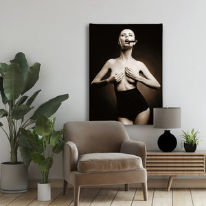 Wall Art -  Woman With Cigar  Poster