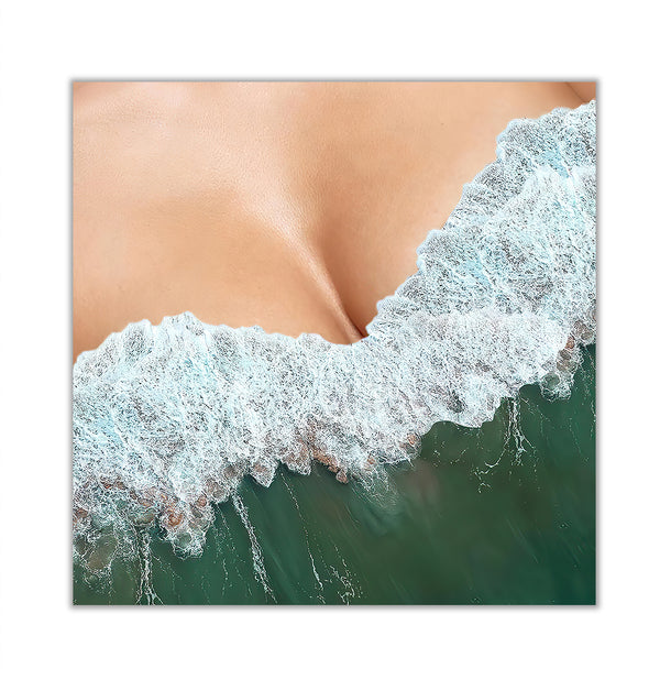 Canvas Wall Art, Waves, Nude Wall Poster