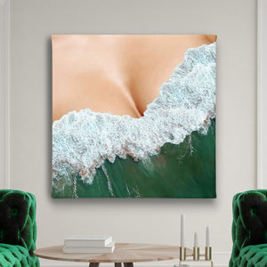 Canvas Wall Art -  Waves  Poster