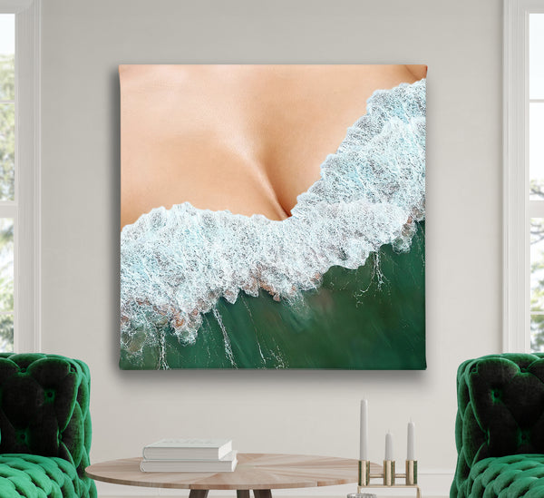 Canvas Wall Art -  Waves  Poster