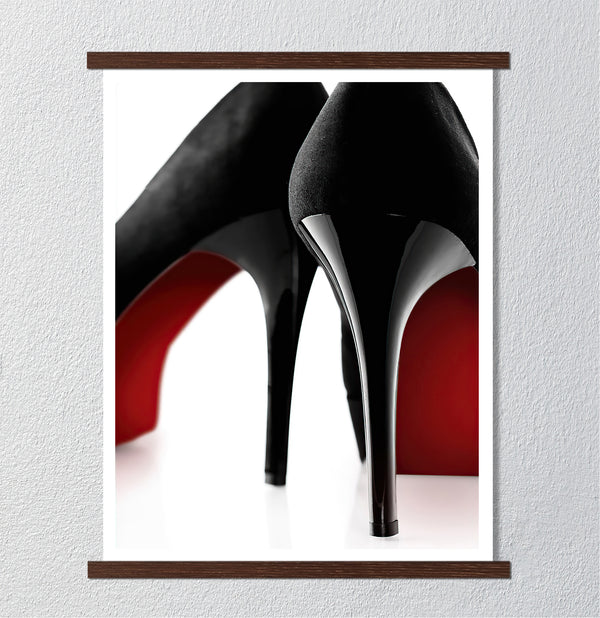 Canvas Wall Art, Louboutin, Nude Wall Poster