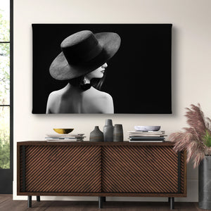 Wall Art -  Woman with Hat  Poster