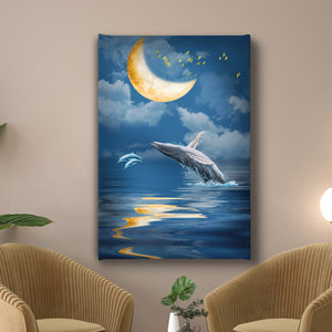 Wall Art - A Whale in the Sea