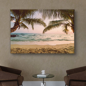 Canvas Wall Art - Tropical Beach