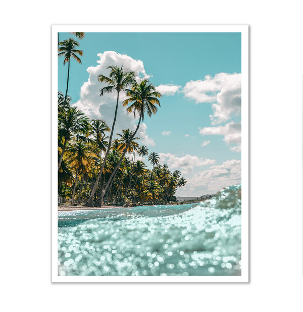 Canvas Wall Art, Palm Trees & Ocean, Wall Poster