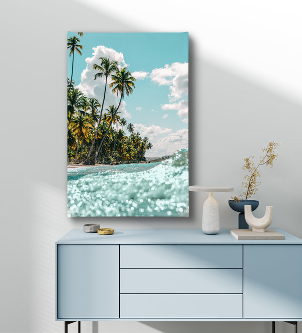 Canvas Wall Art, Palm Trees & Ocean, Wall Poster