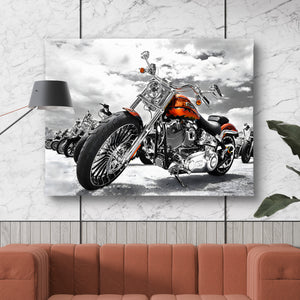 Wall Art - Retro Motorcycle