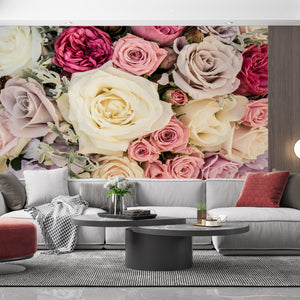  Multi-colored Rose Flowers Wallpaper