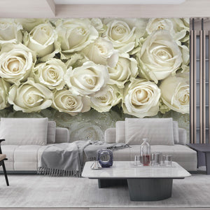  White Rose Flowers Wallpaper
