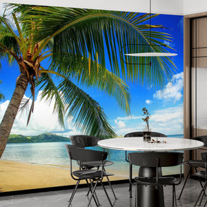 Palm Trees - Exotic Island Wallpaper | Ocean & Sea Wallpaper