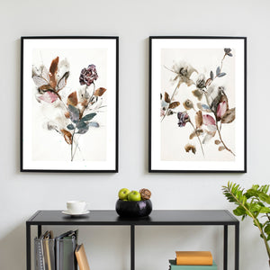  Set of 2 Prints - Dried Flowers Double Wall Art