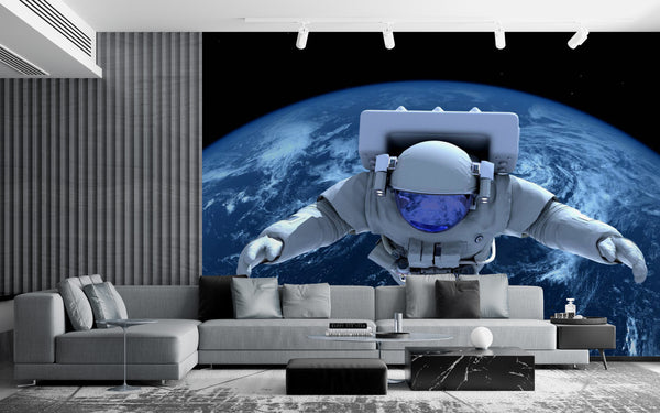Astronaut in Space Wallpaper