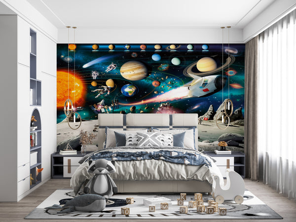 Deep Space Adventure Mural