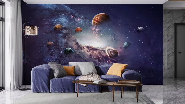 Solar System Planets Wall Mural