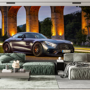 Wallpaper Transportation | Modern Mercedes Car Wall Mural