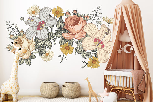 Flower Wallpaper Mural