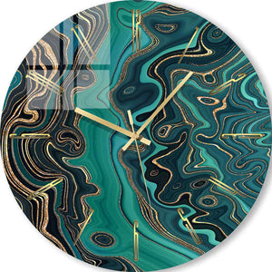 Wall Clock With Picture | Marble Depth 