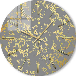 Custom Wall Clock | Gold Spots 