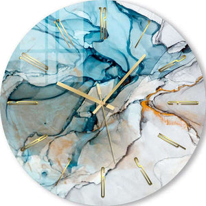 Wall Clock With Picture | Shades of Blue 