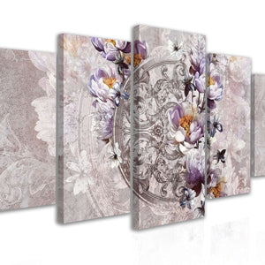 Multi Canvas Prints  - Flower arch of magnolia flowers