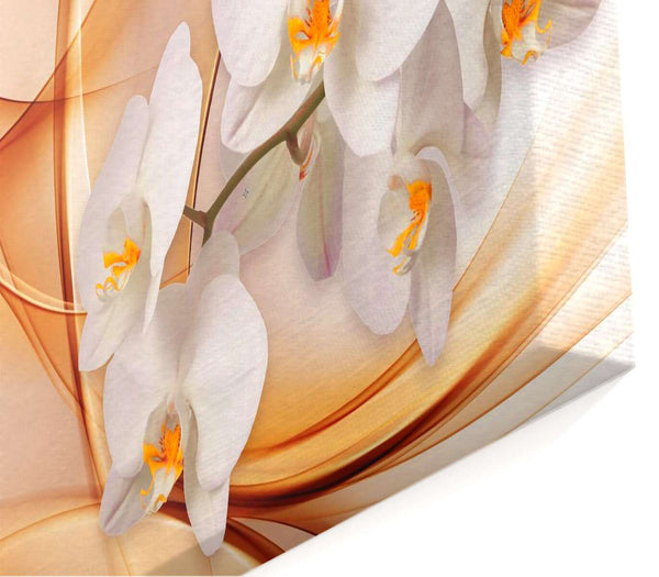 Modular picture, Orchid on a beige background