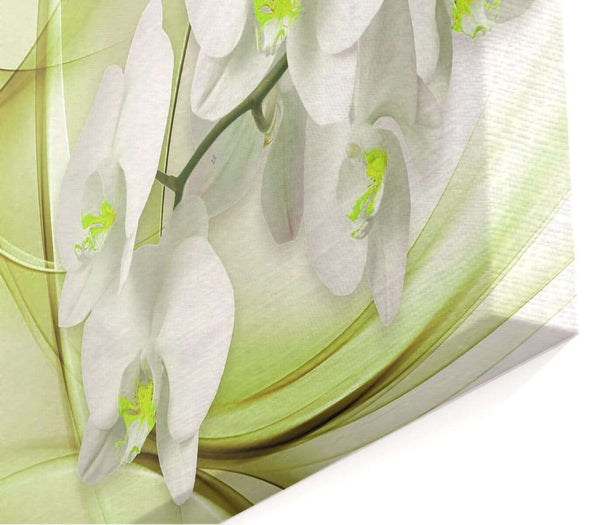 Modular picture, Orchid on a green background