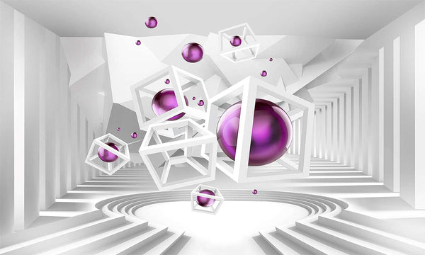 Modular picture, Lilac ball on a 3D background