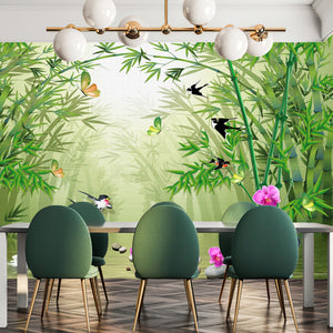  Green Tropical Gardern Wallpaper