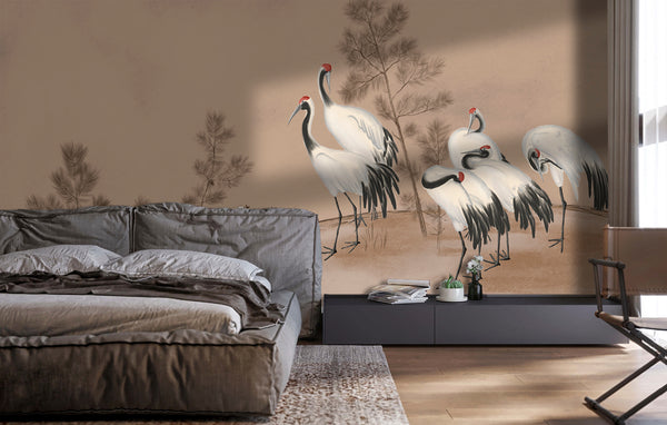  Heron Birds Wall Mural