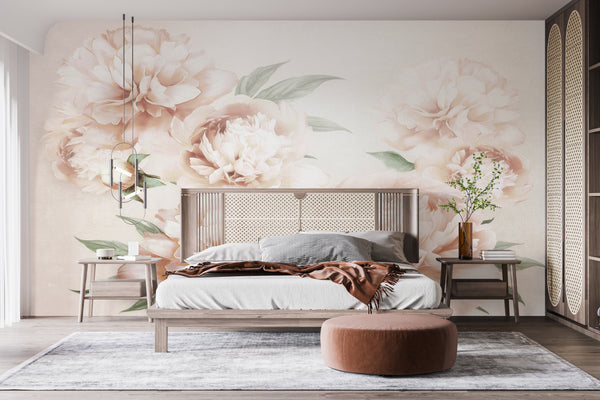 Bright Peony Wallpaper Mural