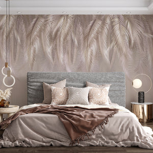 Tropical Palm Leaves Wallpaper Mural