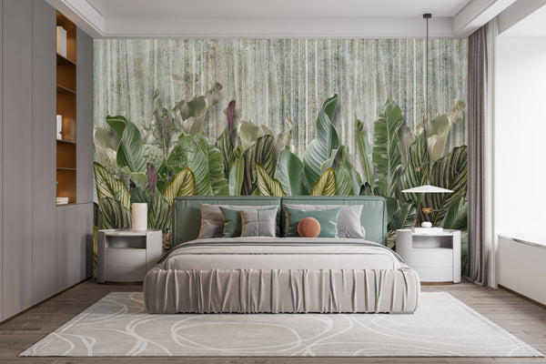 Green Leaves Wallpaper Mural