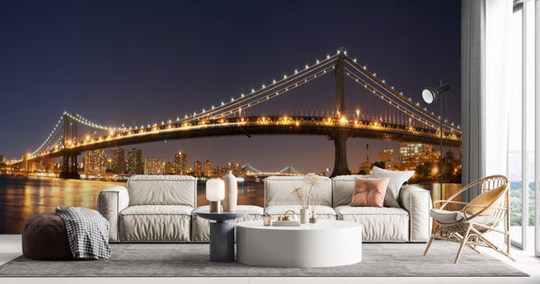 San Francisco Sunset Wallpaper | Bridge Wallpaper, Non Woven, Panoramic View and Night City Wallpaper, Bridge Wall Mural