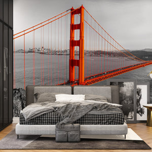 Red Golden Gate Bridge Wallpaper
