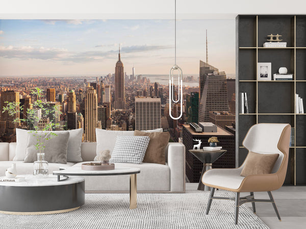 City Murals for Walls -  Empire State Building Wallpaper