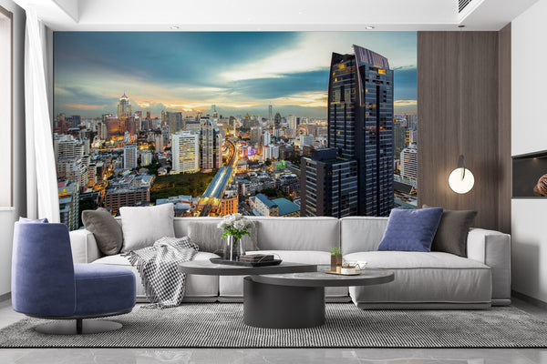 City Murals for Walls -  Arhitecture and Modern City Wallpaper