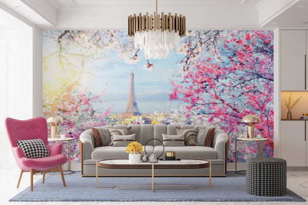 Cityscape Wall Mural -  Paris City In The Springtime Wallpaper