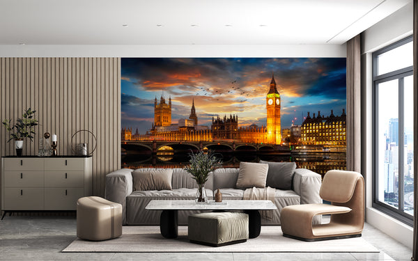 Country Wallpaper Murals - Big Ben Wallpaper