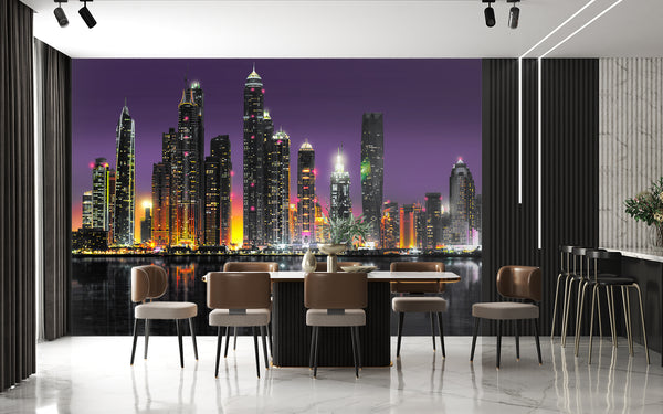 Country Wallpaper Murals - Dubai Skyline Wallpaper