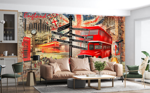 Country Wallpaper for Walls -  London Elements Wallpaper