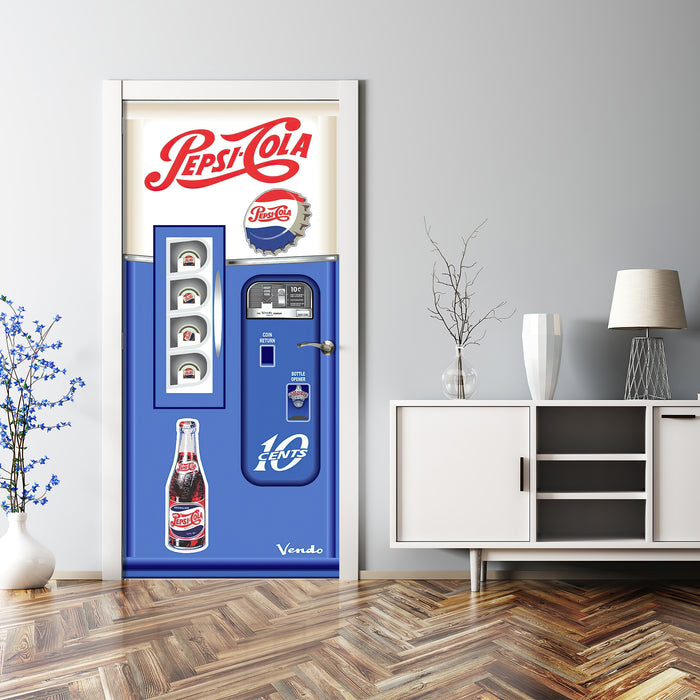 Soda Cooler Door Decal