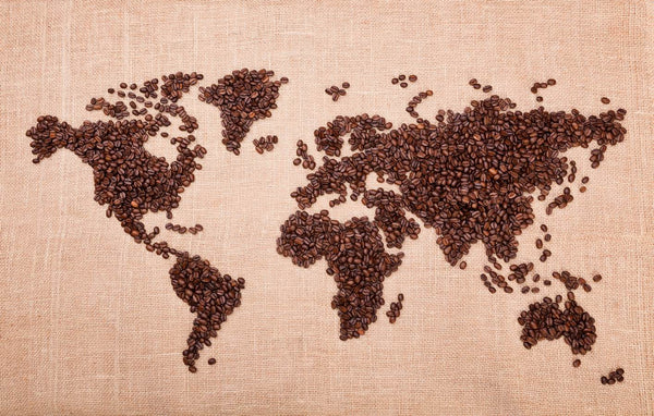 Murals Food, Food & Drinks Wallpaper, Non Woven, World Map Kitchen Wall Mural, Coffee Beans Wallpaper