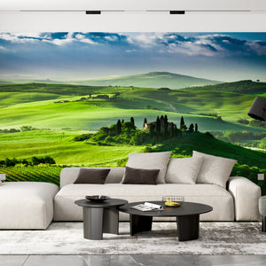  Green Italian Landscape Wallpaper